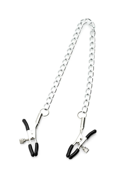 Nipple Clamps with Ring and Chain  -Price Cut-